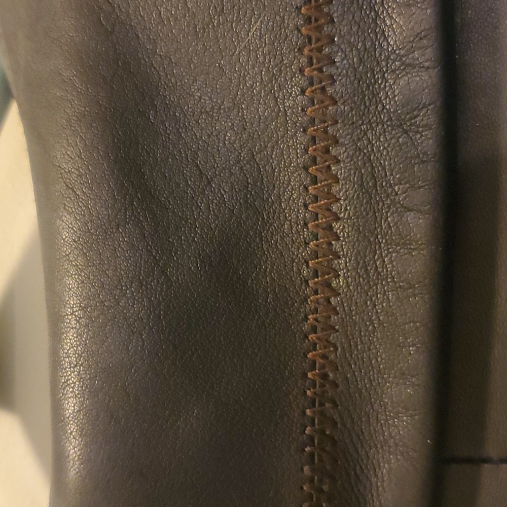 Vintage full length leather jacket - Picture 7 of 8